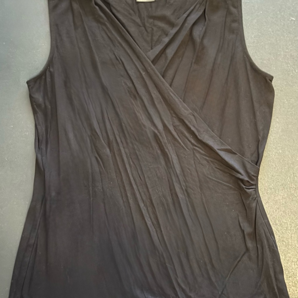 Saks Fifth Avenue Black Label Wrap Tank Top